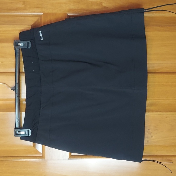 * Columbia Women's Trendy Stretchy Black Skort with Side Drawstring Hem, Size XL - Picture 2 of 8